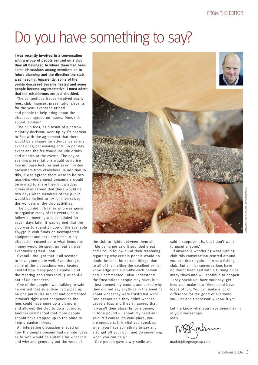 woodturning第336期