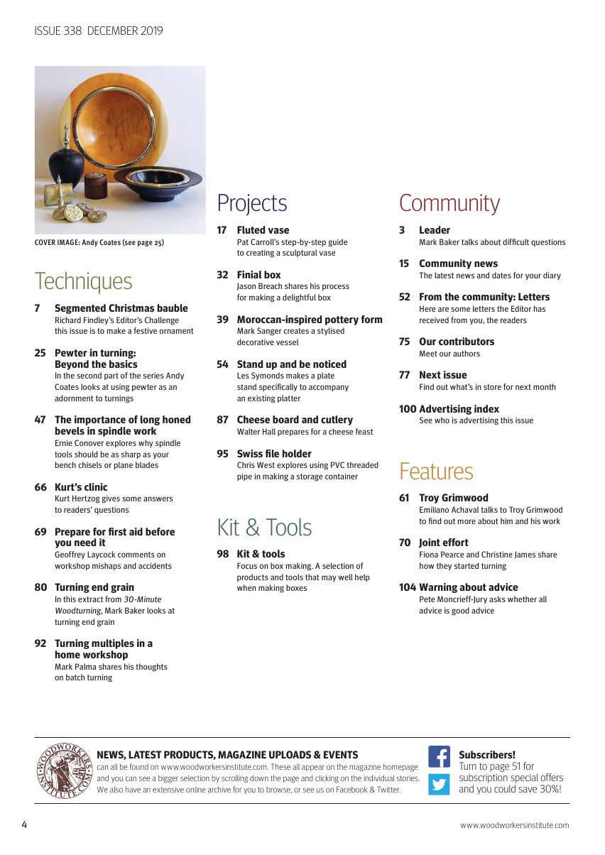 woodturning第338期