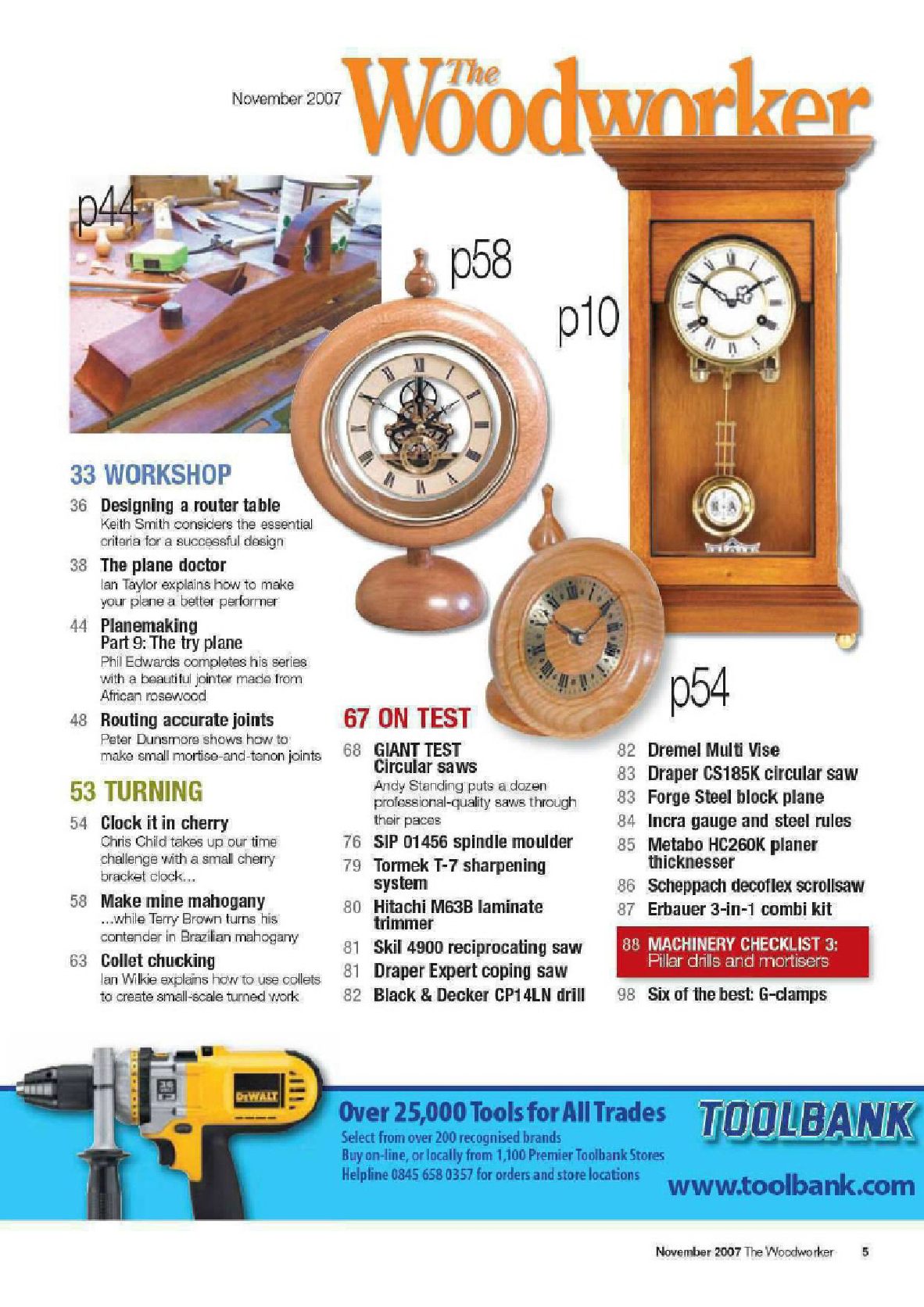 woodworking woodturner 2007年11期