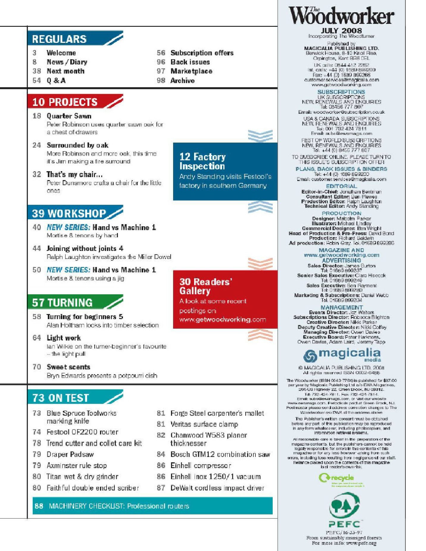 woodworking woodturner 2008年7期