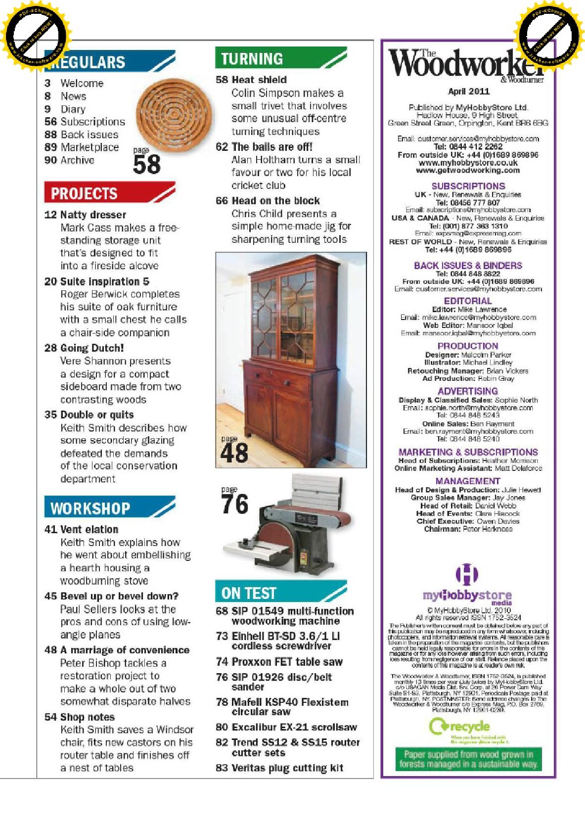 woodworking woodturner 2011年4期