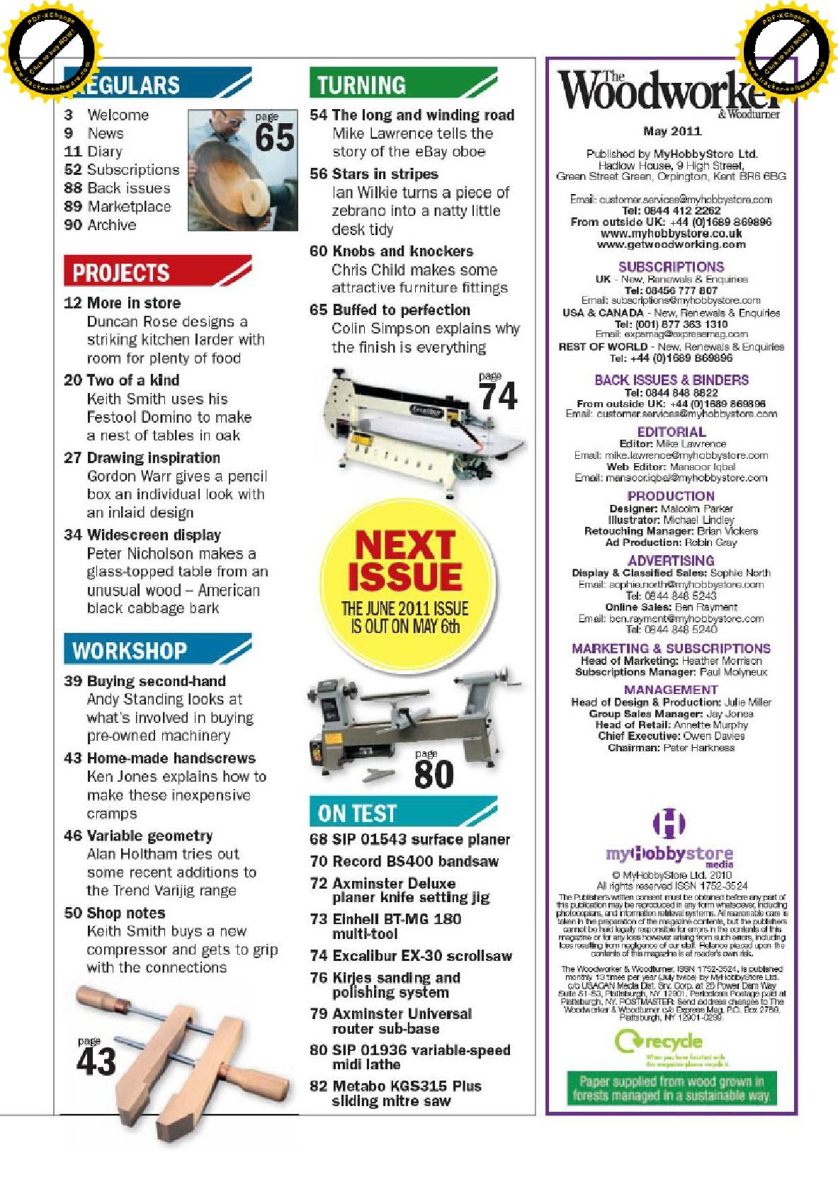 woodworking woodturner 2011年5期