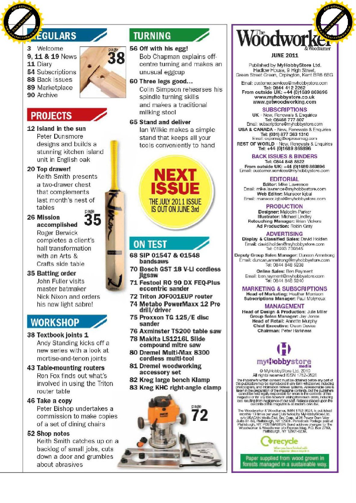 woodworking woodturner 2011年6期