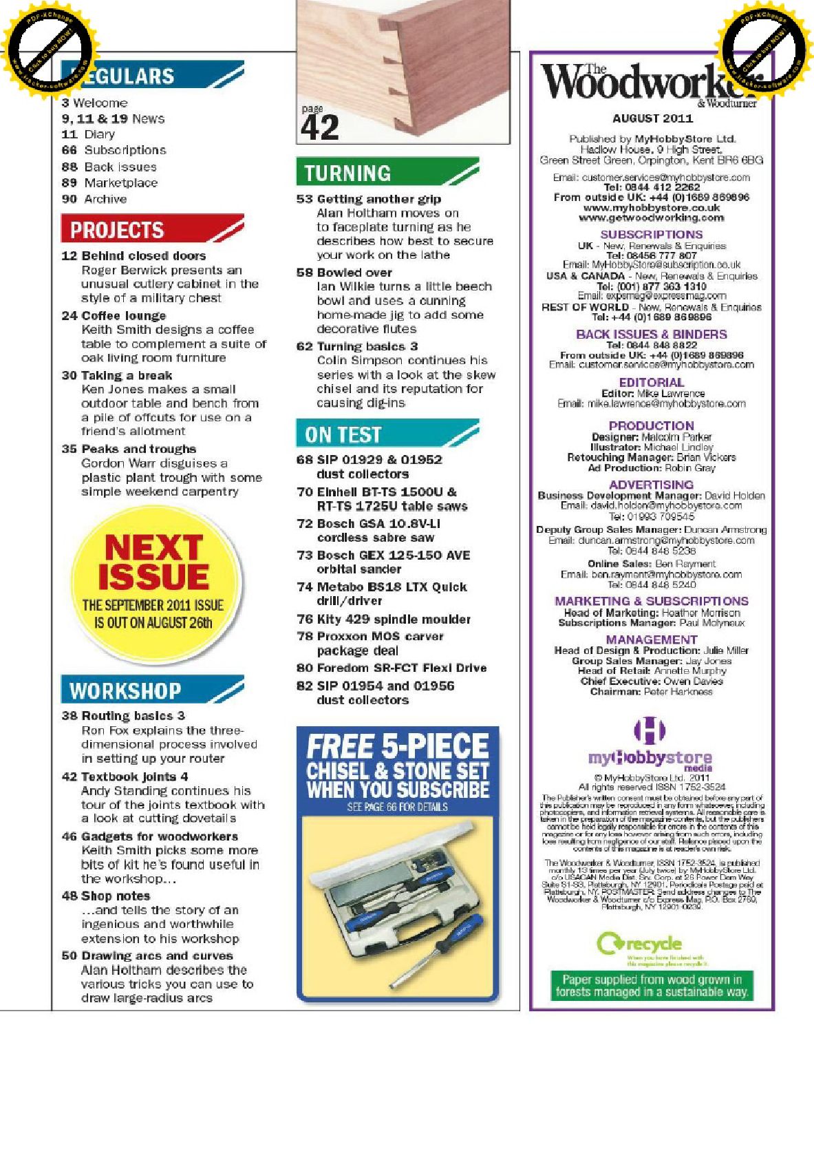 woodworking woodturner 2011年8期