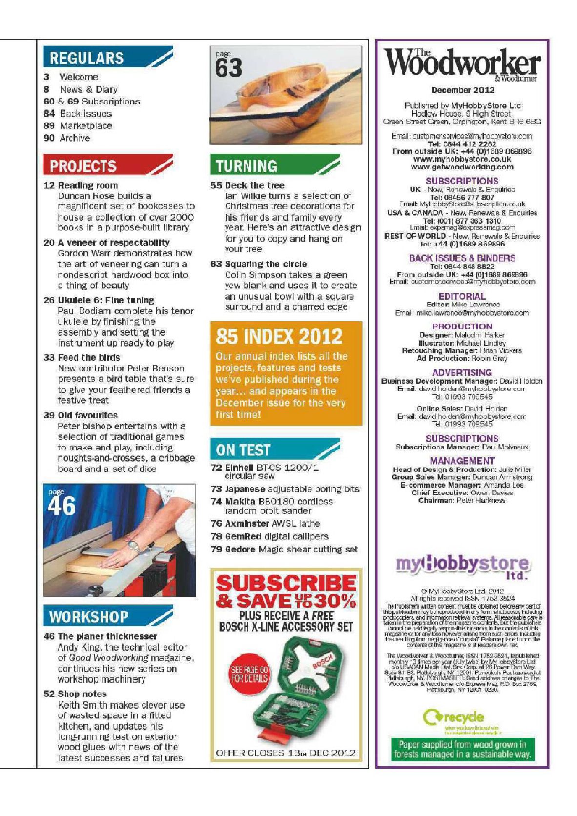 woodworking woodturner 2012年12期