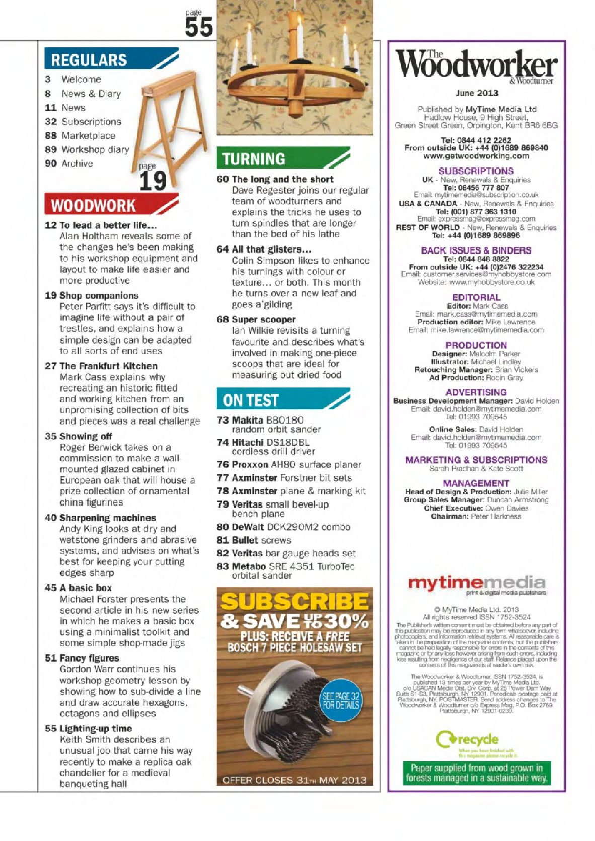 woodworking woodturner 2013年6期