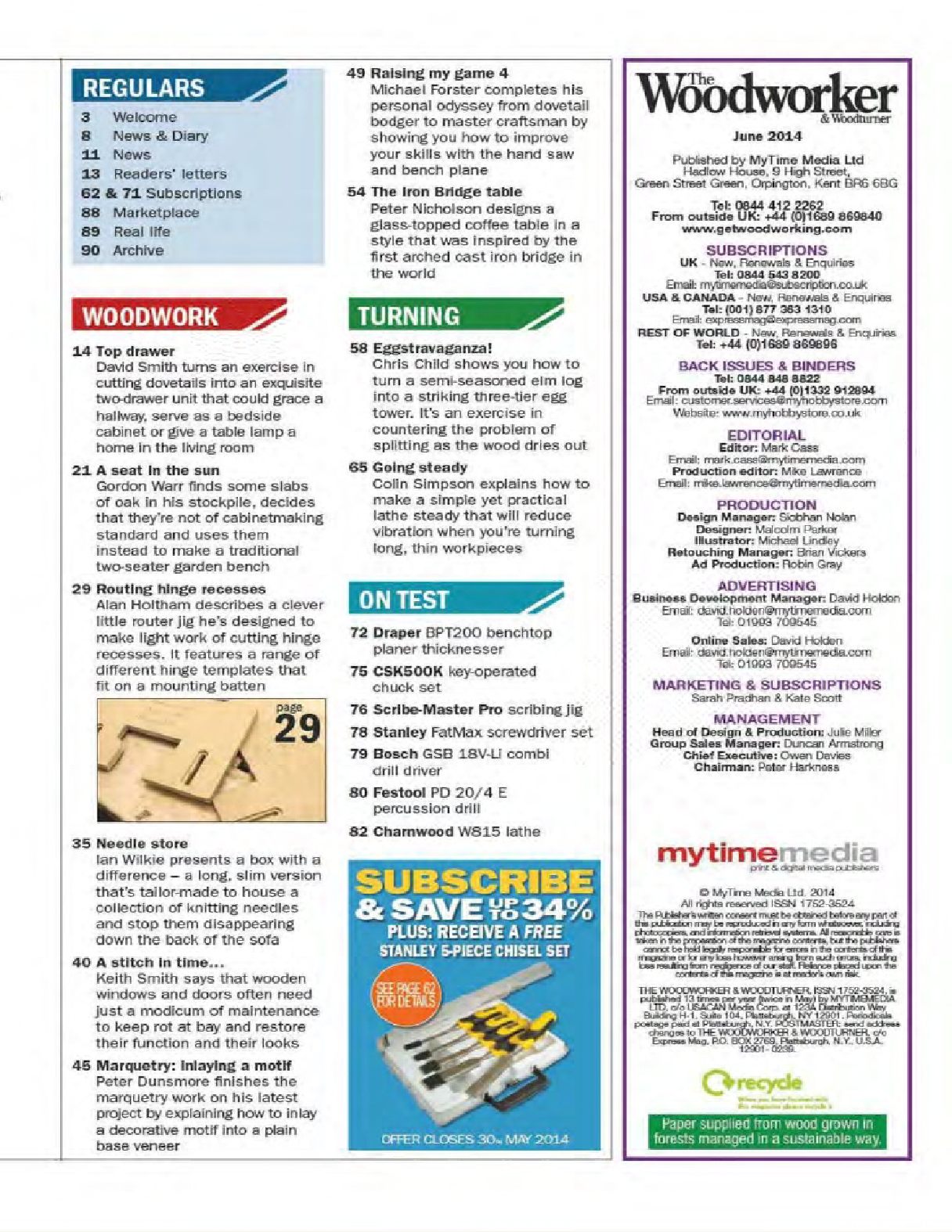 woodworking woodturner 2014年6期