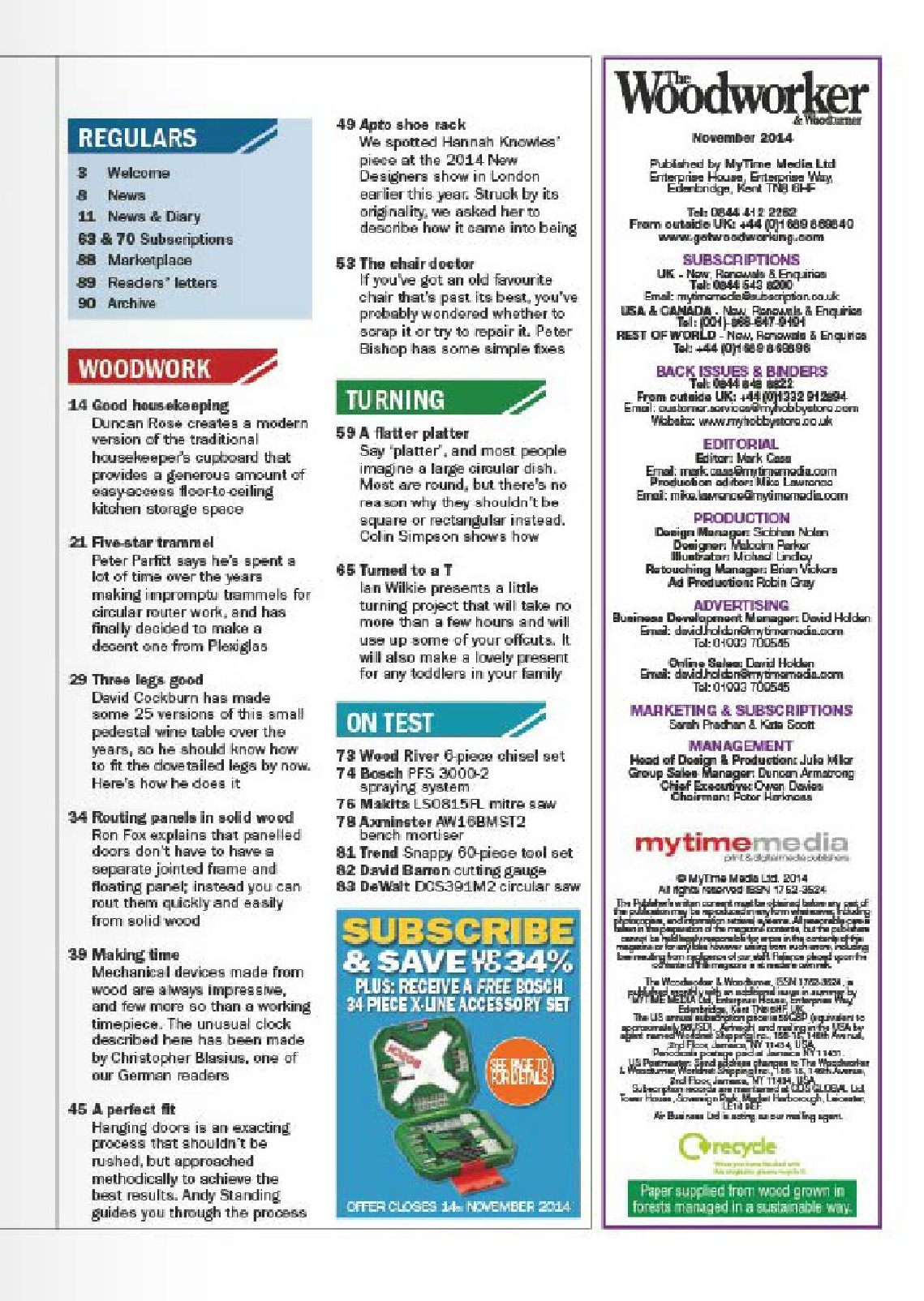 woodworking woodturner 2014年11期