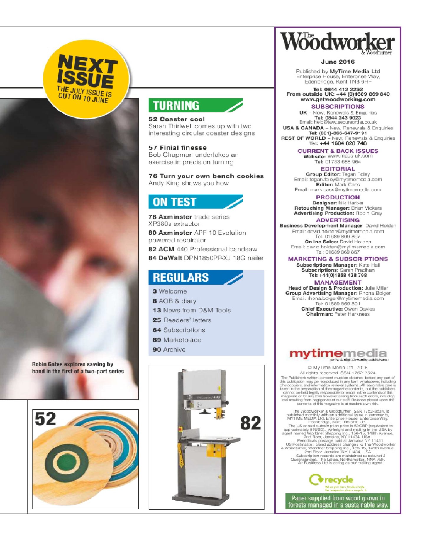 woodworking woodturner 2016年6期