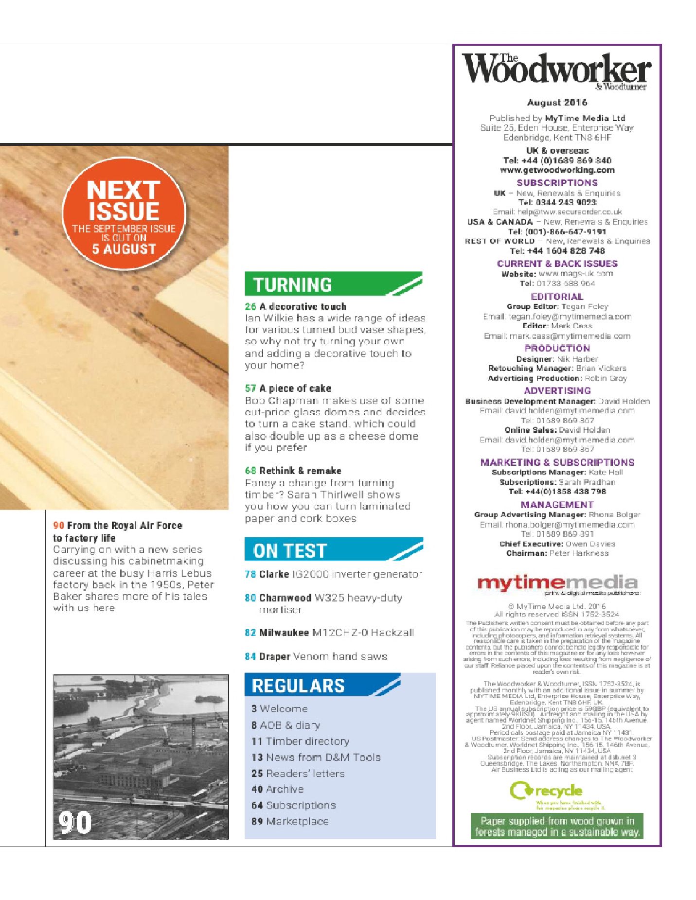 woodworking woodturner 2016年8期