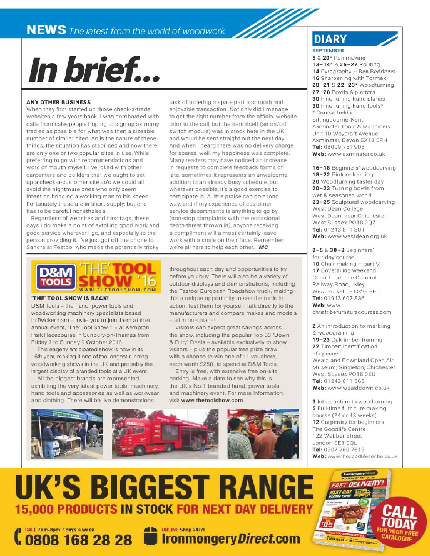 woodworking woodturner 2016年10期